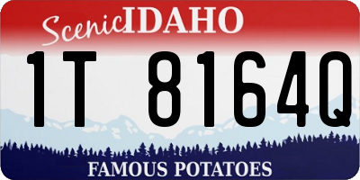 ID license plate 1T8164Q
