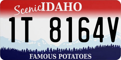 ID license plate 1T8164V
