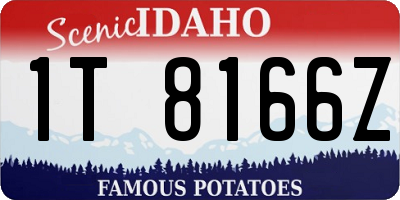 ID license plate 1T8166Z