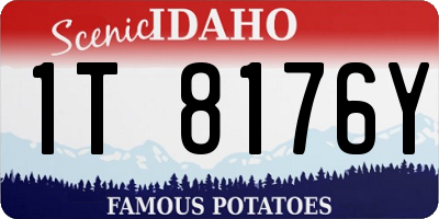 ID license plate 1T8176Y