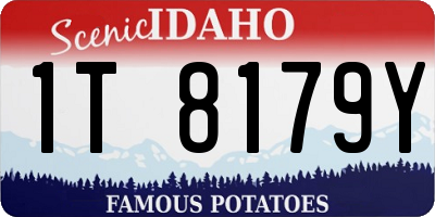 ID license plate 1T8179Y