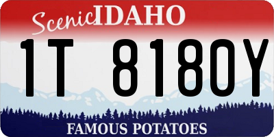 ID license plate 1T8180Y