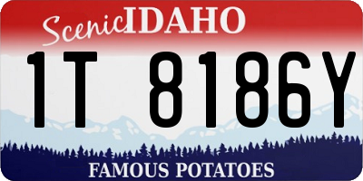ID license plate 1T8186Y