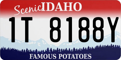 ID license plate 1T8188Y