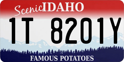 ID license plate 1T8201Y