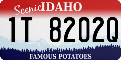 ID license plate 1T8202Q