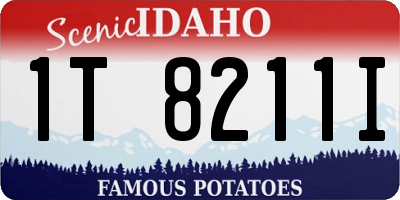 ID license plate 1T8211I