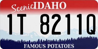 ID license plate 1T8211Q