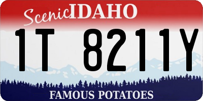 ID license plate 1T8211Y