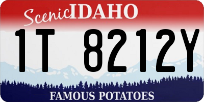 ID license plate 1T8212Y
