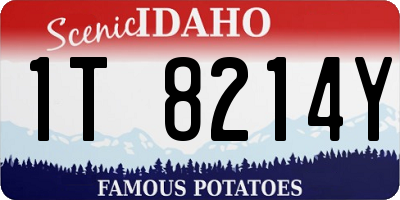 ID license plate 1T8214Y