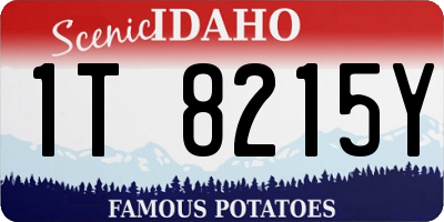 ID license plate 1T8215Y