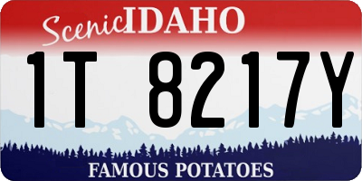 ID license plate 1T8217Y