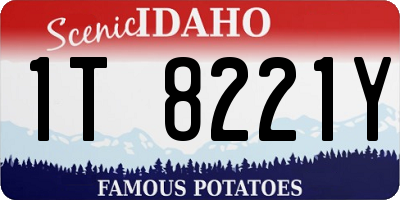 ID license plate 1T8221Y