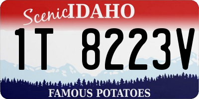ID license plate 1T8223V