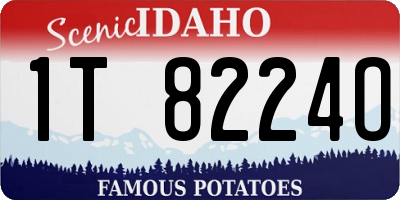 ID license plate 1T8224O