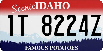 ID license plate 1T8224Z