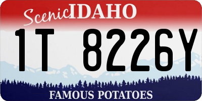ID license plate 1T8226Y