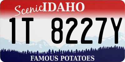 ID license plate 1T8227Y