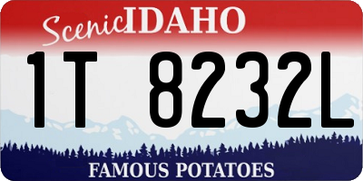 ID license plate 1T8232L