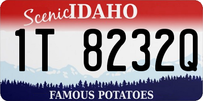 ID license plate 1T8232Q