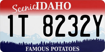 ID license plate 1T8232Y