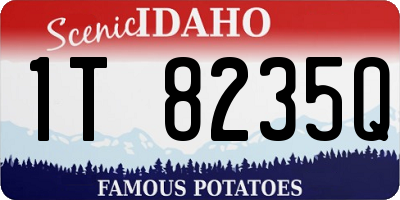 ID license plate 1T8235Q