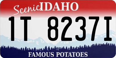 ID license plate 1T8237I