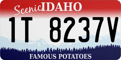ID license plate 1T8237V