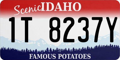 ID license plate 1T8237Y