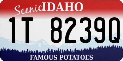 ID license plate 1T8239Q