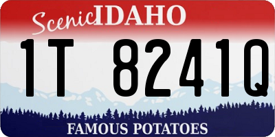 ID license plate 1T8241Q