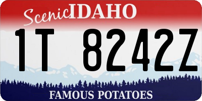 ID license plate 1T8242Z