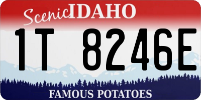 ID license plate 1T8246E