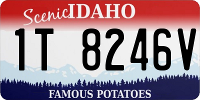 ID license plate 1T8246V
