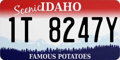 ID license plate 1T8247Y