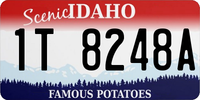 ID license plate 1T8248A