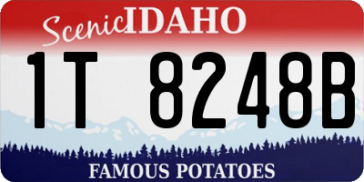 ID license plate 1T8248B