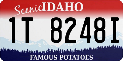 ID license plate 1T8248I
