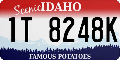ID license plate 1T8248K