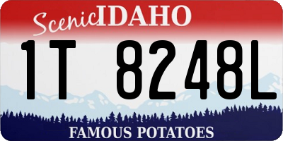 ID license plate 1T8248L