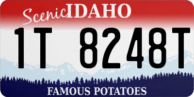 ID license plate 1T8248T