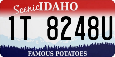 ID license plate 1T8248U