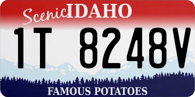 ID license plate 1T8248V