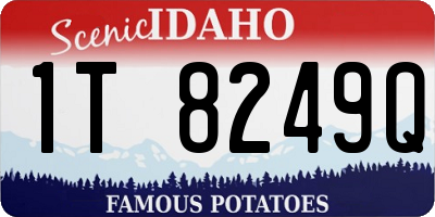 ID license plate 1T8249Q
