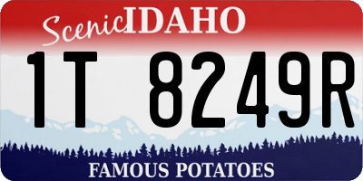 ID license plate 1T8249R