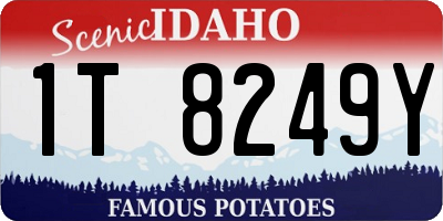 ID license plate 1T8249Y