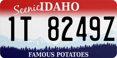 ID license plate 1T8249Z