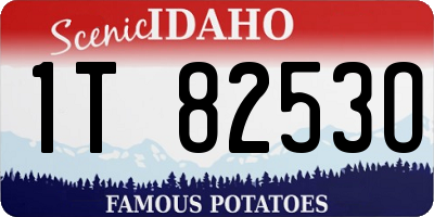 ID license plate 1T8253O