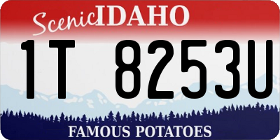 ID license plate 1T8253U